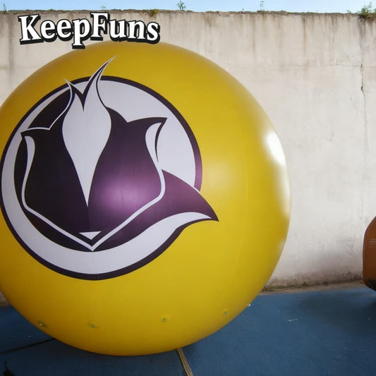 KeepFuns PVC inflatable balloons, with customizable size and Logo, are made of waterproof and durable materials, suitable for mall decorations, party decorations, theme activities, and advertising promotions.
