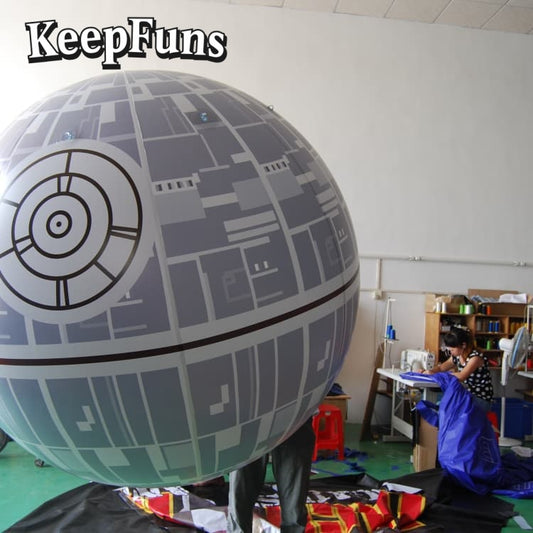 KeepFuns PVC inflatable balloons, customizable in size and Logo, made of waterproof and durable materials, suitable for mall decorations, party decorations, theme events, and advertising promotions