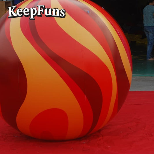 KeepFuns PVC inflatable balloons, customizable in size and Logo, made of waterproof and durable materials, suitable for shopping mall decorations, party decorations, theme events, and advertising promotions