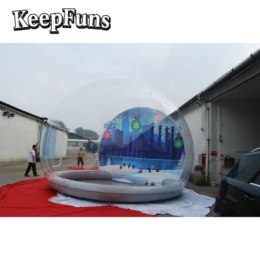 KeepFuns Transparent PVC Inflatable Snow Globe