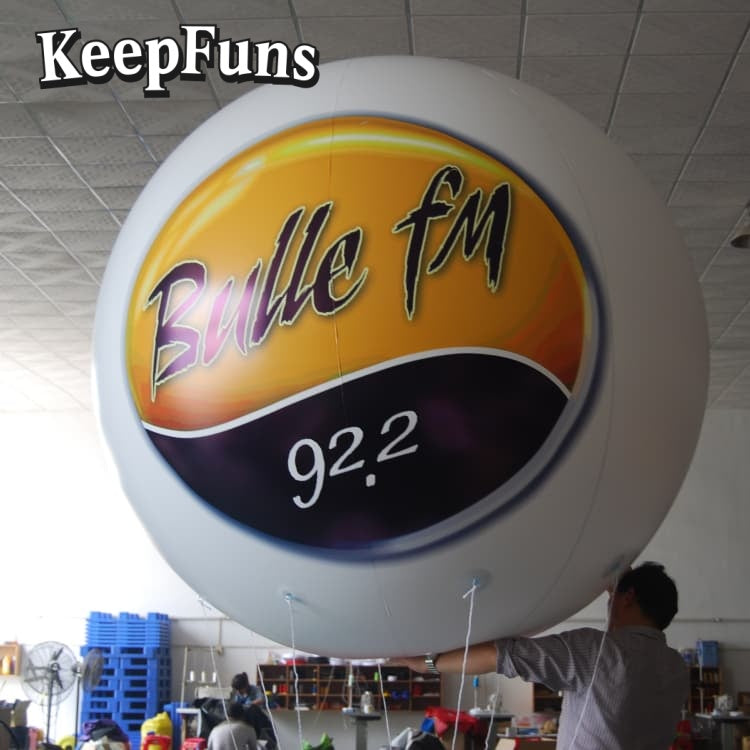 KeepFuns PVC Inflatable Balloons, customizable in size and Logo, with waterproof and durable materials, suitable for mall decorations, party decorations, theme events, and advertising promotions.
