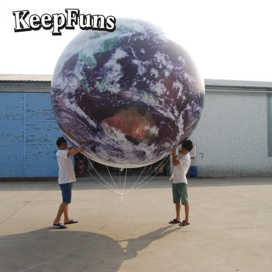 KeepFuns PVC inflatable balloons, with customizable size and Logo, are made of waterproof and durable materials, suitable for shopping mall decorations, party decorations, theme activities, and advertising.