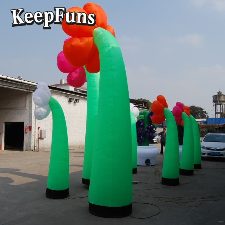 KeepFuns Special-Shaped Inflatable Tube Light: Quick inflation, customizable size/color/print, lightweight, for night discos, clubs, festivals, parties