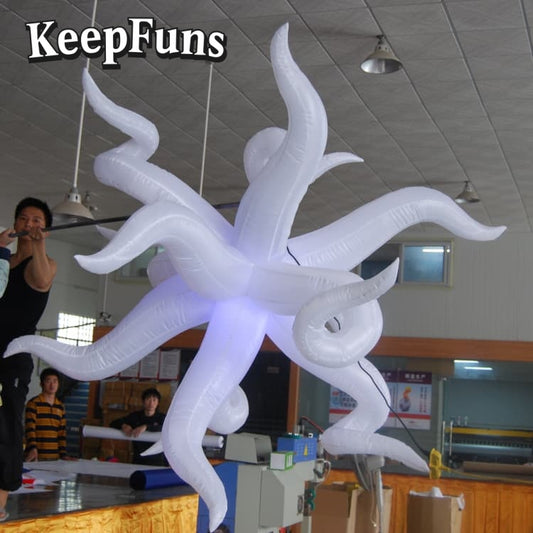 KeepFuns Special-Shaped Inflatable Tube Light features quick inflation. It can be customized in size, color, and printed content, and is lightweight. It is suitable for night discos, clubs/festival decorations, parties, gatherings, etc.