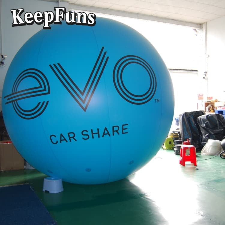KeepFuns PVC inflatable balloons, customizable in size and Logo, with waterproof and durable materials, suitable for mall decorations, party decorations, theme events, and advertising campaigns.