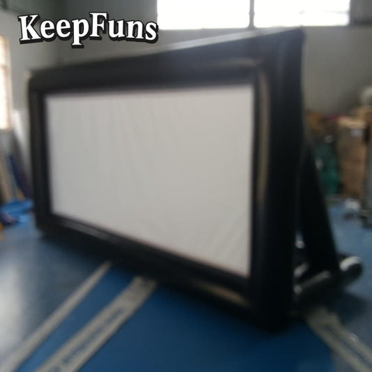 KeepFuns Inflatable Movie Screen/Projection Screen, customizable in size, suitable for both outdoor and indoor use, and applicable to home use, parties, advertising, etc.