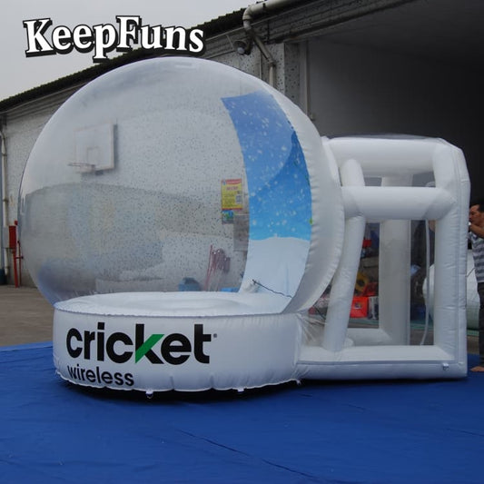 KeepFuns PVC Inflatable Snow Balloons, customizable in size and Logo, made of waterproof and durable materials, suitable for mall decorations, party decorations, theme events, and advertising promotions.