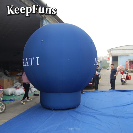 KeepFuns inflatable floor balloons: customizable (size/color/print), quick-inflate, waterproof, durable, for business/events/competitions.