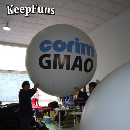 KeepFuns PVC Inflatable Balloons, customizable in size and Logo, made of waterproof and durable materials, suitable for shopping mall decorations, party decorations, theme events, and advertising promotions