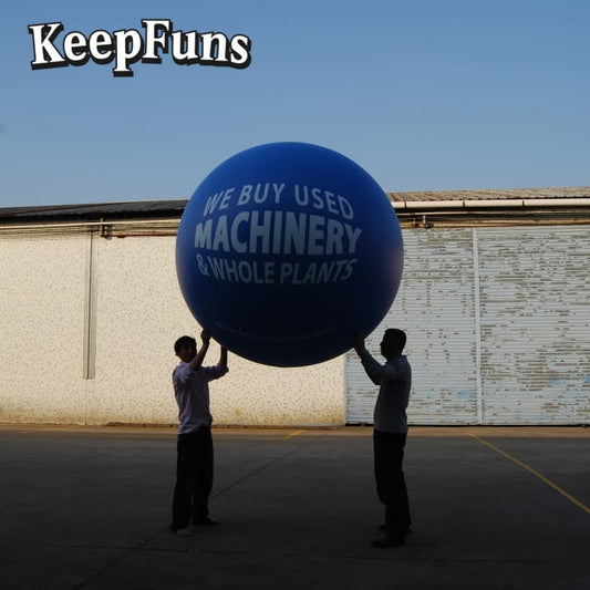 KeepFuns PVC inflatable balloons, with customizable size and Logo, are made of waterproof and durable materials, suitable for shopping mall decorations, party decorations, theme activities, and advertising promotions.