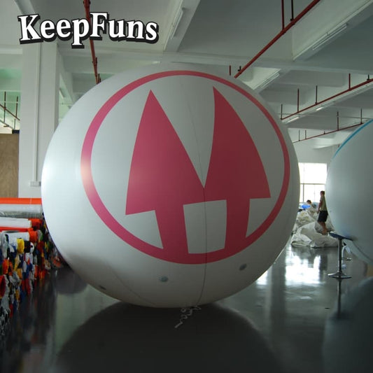 KeepFuns PVC inflatable balloons, with customizable size and Logo, are made of waterproof and durable materials, suitable for shopping mall decorations, party decorations, theme events, and advertising promotions.