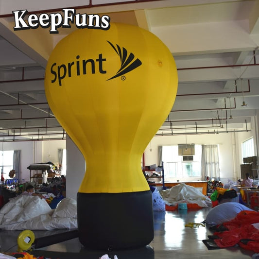 KeepFuns Inflatable Advertising Floor Balloons: Customizable (color, size, print), easy to inflate, durable, ideal for ads, supermarket promotions, outdoor events.