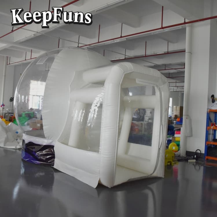 KeepFuns Transparent PVC Inflatable Snow Globe