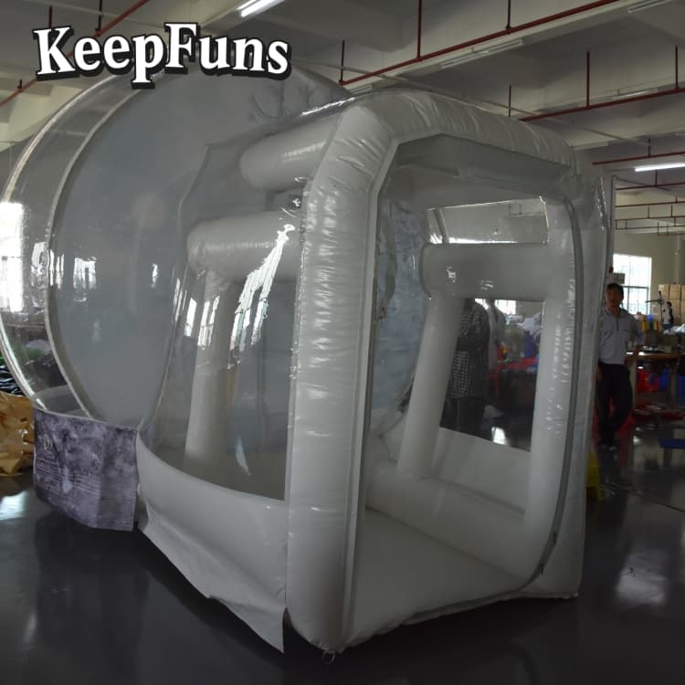 KeepFuns Transparent Snow Globe