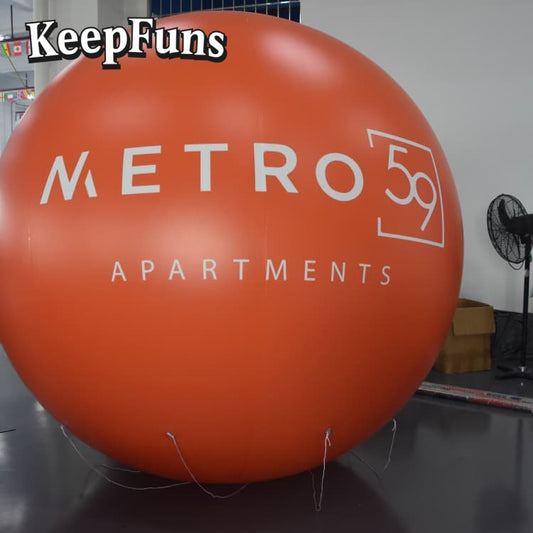 KeepFuns PVC Inflatable Balloons, customizable in size and Logo, made of waterproof and durable materials, suitable for shopping mall decorations, party decorations, theme events, and advertising promotions.