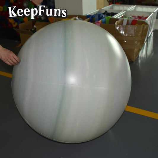 KeepFuns PVC Inflatable Planet Balloons, customizable in size and Logo, made of waterproof and durable material, suitable for shopping mall decorations, party decorations, theme events, and advertising campaigns