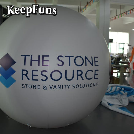 KeepFuns PVC inflatable balloons, customizable in size and Logo, made of waterproof and durable materials, suitable for shopping mall decorations, party decorations, theme events, and advertising campaigns.