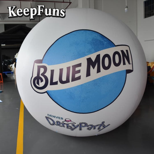 KeepFuns PVC inflatable balloons, customizable in size and Logo, made of waterproof and durable materials, suitable for mall decorations, party decorations, theme events, and advertising promotions