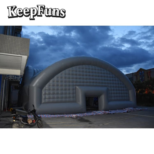 KeepFuns Grey giant inflatable tent, quick inflation, tear-resistant, waterproof and windproof, suitable for wedding parties, large gatherings, corporate events, exhibition promotions, etc.