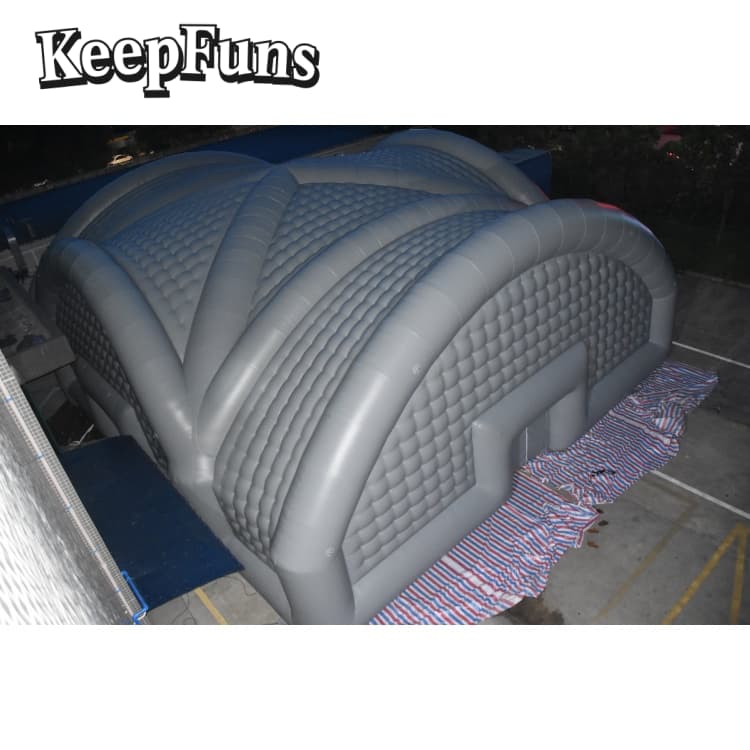 KeepFuns Grey giant inflatable tent, quick inflation, tear-resistant, waterproof and windproof, suitable for wedding parties, large gatherings, corporate events, exhibition promotions, etc.