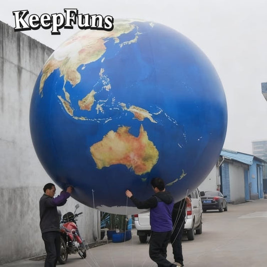 KeepFuns PVC Inflatable Balloons, customizable in size and Logo, made of waterproof and durable material, suitable for mall decorations, party decorations, theme events, and advertising promotions