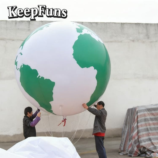 KeepFuns PVC Inflatable Balloons, customizable in size and Logo, made of waterproof and durable material, suitable for mall decorations, party decorations, theme activities, and advertising promotions