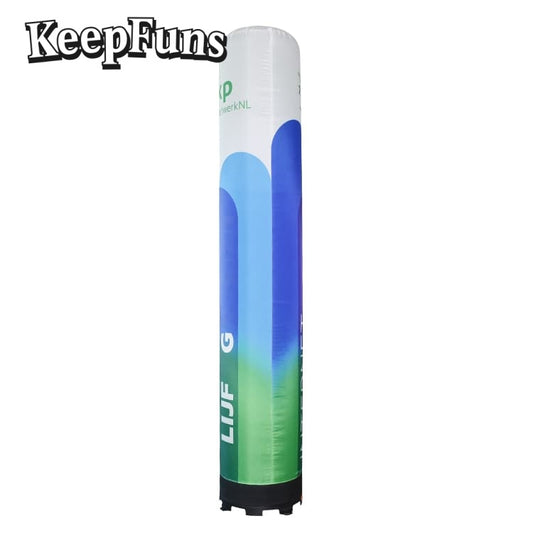 KeepFuns inflatable light tubes feature rapid inflation. They can be customized in size, color, and printed content, and are lightweight. They are suitable for store or product promotion, event marketing, etc.