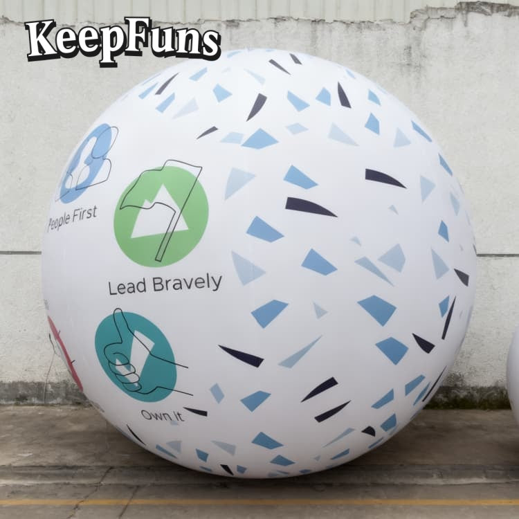 KeepFuns PVC Inflatable Balloons, customizable in size and Logo, with waterproof and durable materials, suitable for mall decorations, party adornments, theme events, and advertising promotions