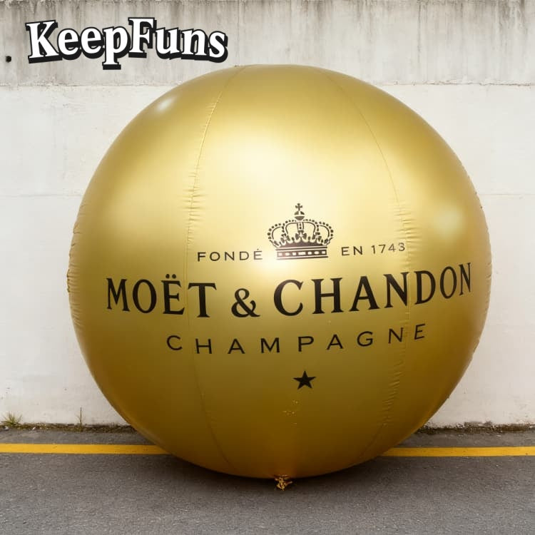 KeepFuns PVC inflatable balloons, with customizable size and Logo, are made of waterproof and durable materials, suitable for mall decorations, party decorations, theme events, and advertising promotions.