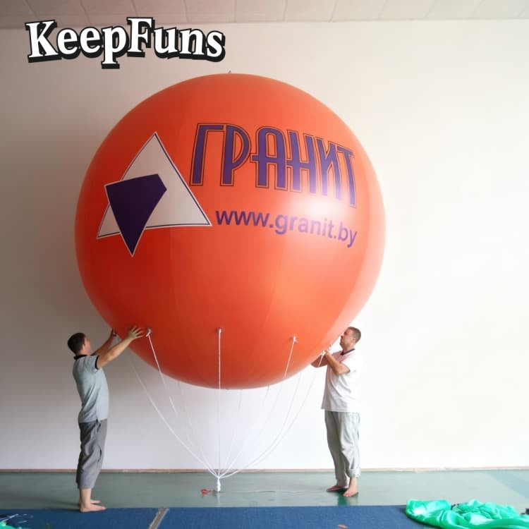 KeepFuns PVC Inflatable Balloons, customizable in size and Logo, made of waterproof and durable materials, suitable for mall decorations, party decorations, theme events, and advertising campaigns