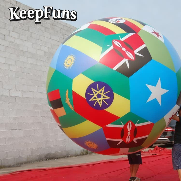KeepFuns PVC Inflatable Balloons, customizable in size and Logo, with waterproof and durable materials, suitable for mall decorations, party decorations, theme events, and advertising promotions