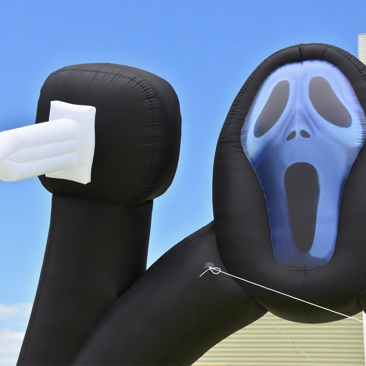 KeepFuns Black horror theme special shape advertising arch Halloween inflatable arch haunted house event decoration arch custom horror pattern arch