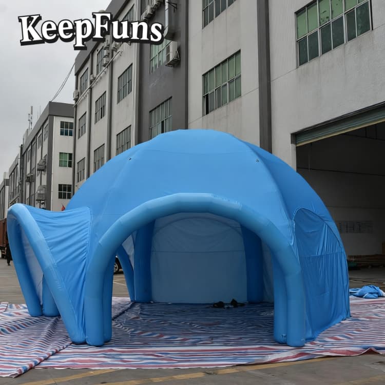 KeepFuns Blue Inflatable Frame Tent