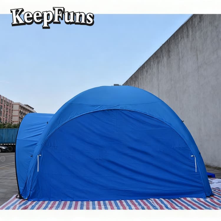 KeepFuns Blue Inflatable Thin-Tube Tent