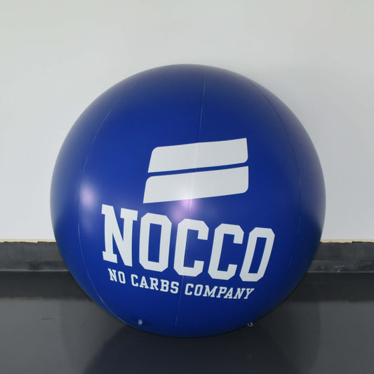 KeepFuns Brand inflatable advertising ball blue sports style promotional air model carbohydrate-free company promotion props