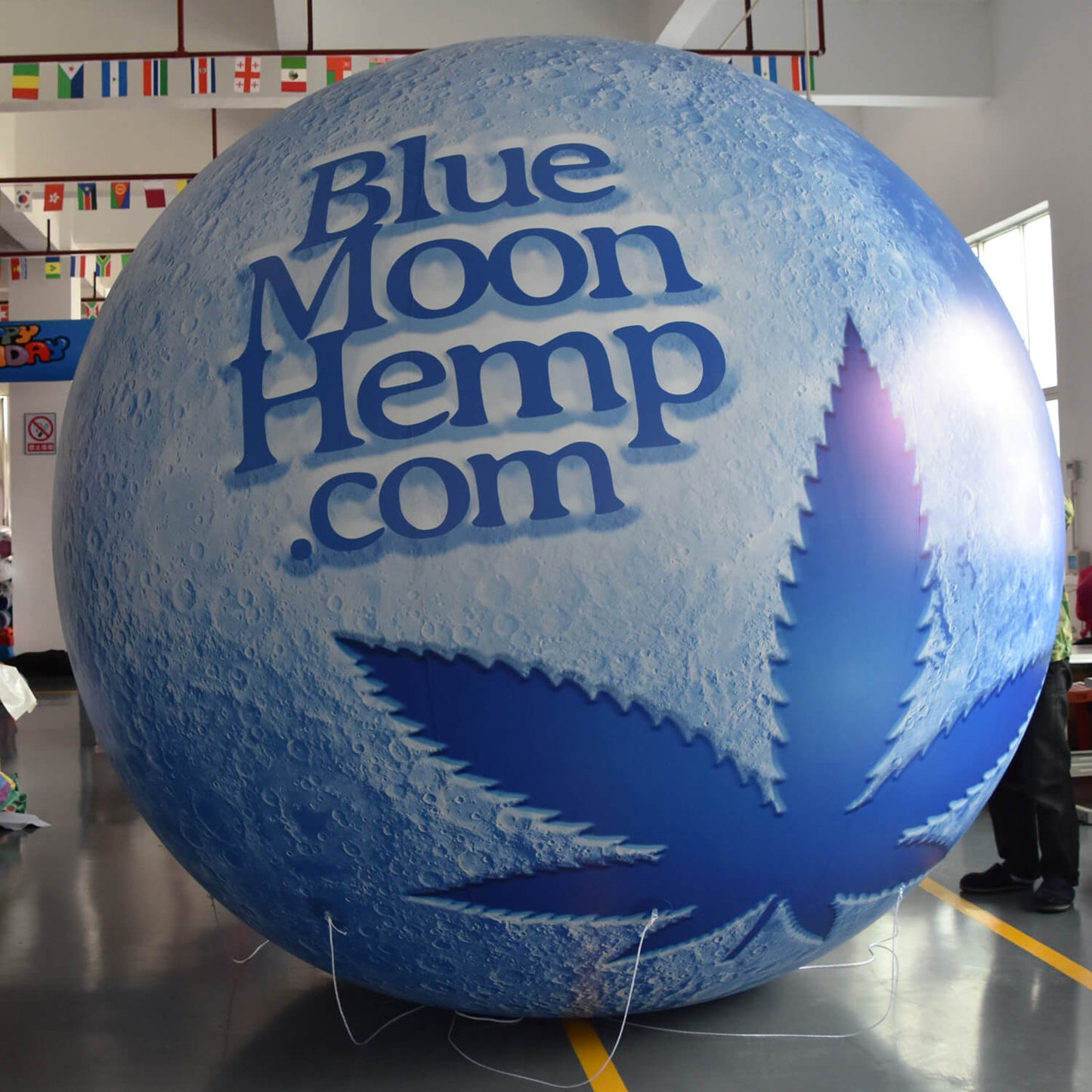 KeepFuns Brand inflatable advertising planet balloon large simulation moon shape inflatable model commercial activity display props