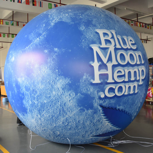 KeepFuns Brand inflatable advertising planet balloon large simulation moon shape inflatable model commercial activity display props