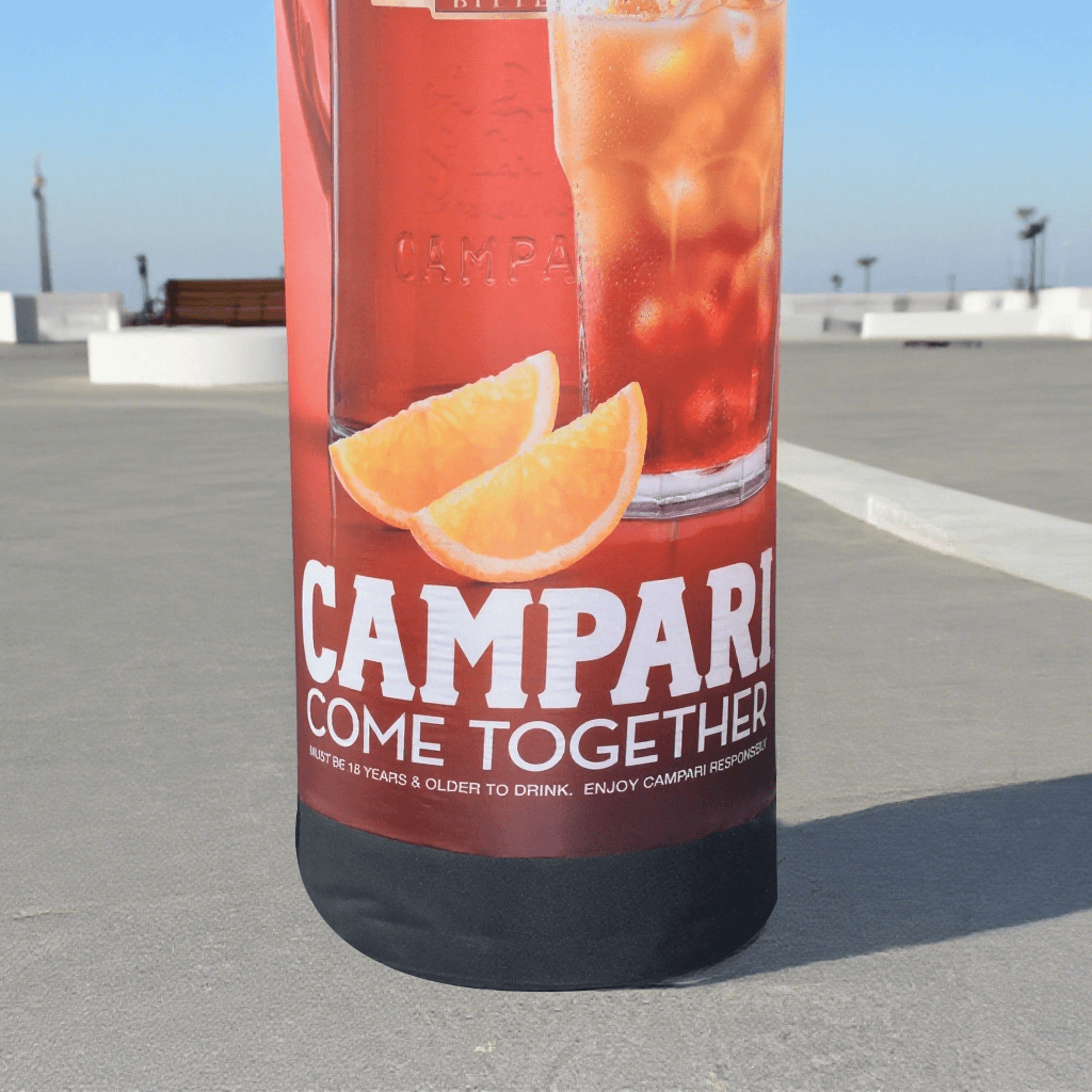 KeepFuns Campari inflatable advertising column, wine brand promotion inflatable model, outdoor bar event display props