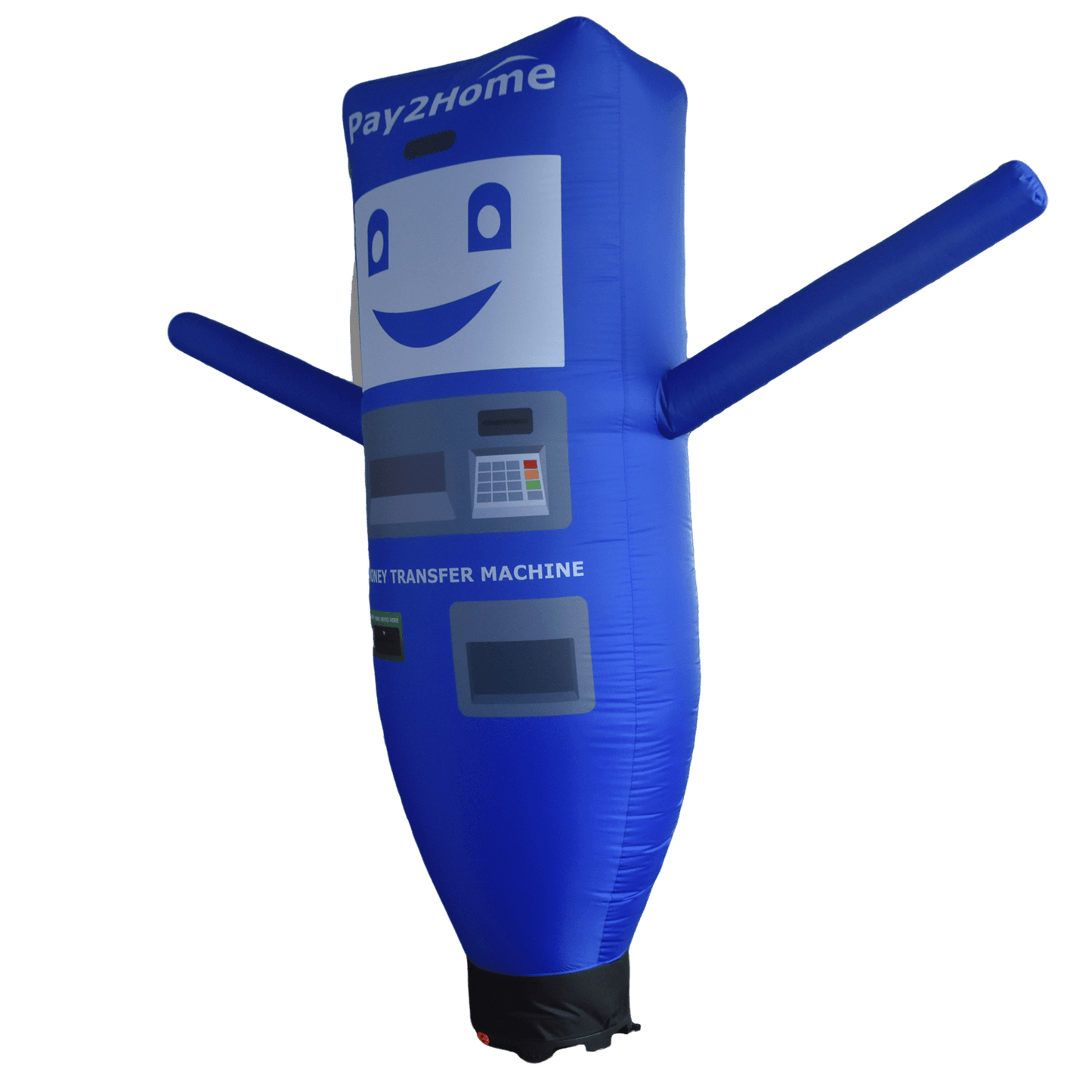 KeepFuns Cartoon ATM machine shape inflatable advertising column bank brand promotion inflatable model outdoor creative interactive display props