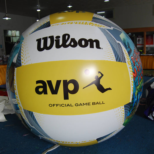 KeepFuns Cartoon beach theme inflatable advertising ball interesting illustration promotional inflatable model activity interactive giant prop ball