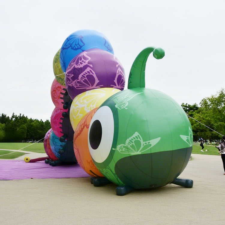 KeepFuns Colorful caterpillar special shape advertising arch Outdoor theme exhibition arch Children's playground activity arch Customized cartoon pattern arch