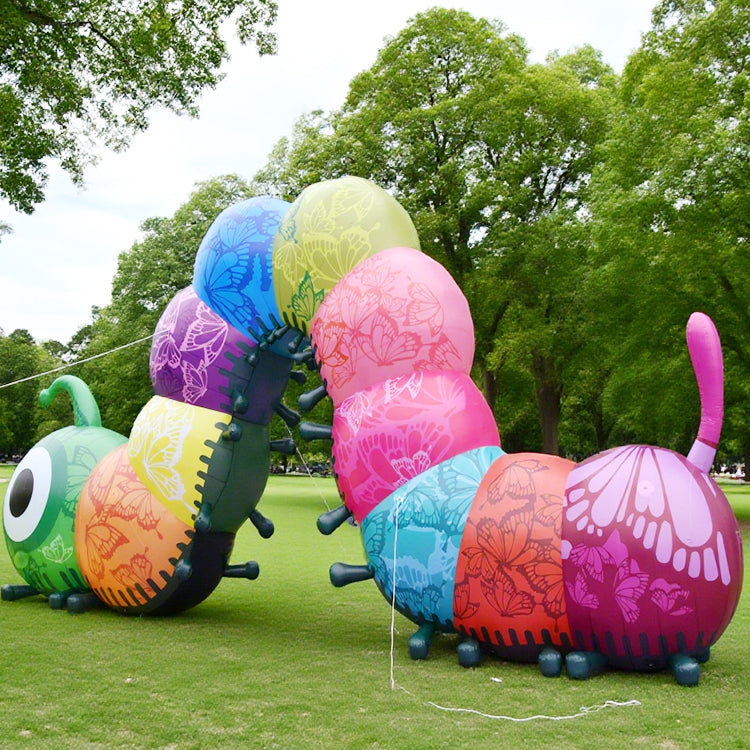 KeepFuns Colorful caterpillar special shape advertising arch Outdoor theme exhibition arch Children's playground activity arch Customized cartoon pattern arch
