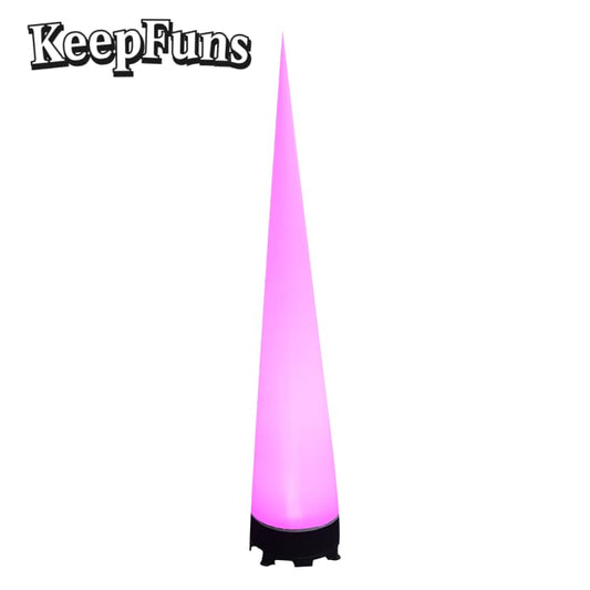 KeepFuns multi-conical upright tube lights, with customizable size and color, are easy to install, lightweight, and made of sturdy materials. They are suitable for decorations in parties, courtyards, shopping malls, clubs, etc.