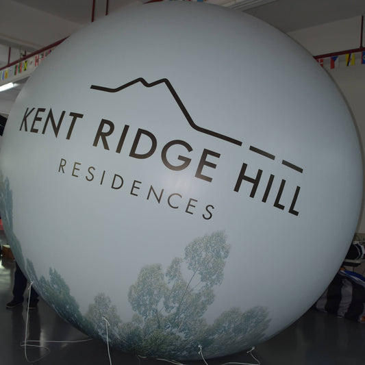 KeepFuns Customized real estate inflatable advertising ball, real estate promotion giant air model, brand promotion exclusive big ball