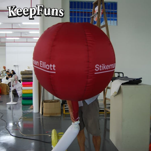 KeepFuns inflatable balloons, with customizable sizes and logos, are made of waterproof and durable materials, suitable for shopping mall decorations, party decorations, theme events, and advertising promotions.