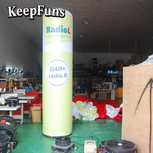 KeepFuns inflatable light tube features rapid inflation. It can be customized in size, color and printed content, and is lightweight. It is suitable for store or product promotion, event promotion, etc.