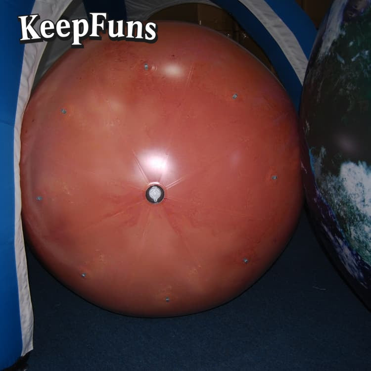 KeepFuns PVC Inflatable Planet Balloons, customizable in size and Logo, made of waterproof and durable material, suitable for mall decorations, party decorations, theme events, and advertising campaigns