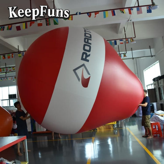 KeepFuns Inflatable Advertising Floor Balloons: Customizable (color, size, print), easy to inflate, durable, ideal for ads, supermarket promotions, outdoor events.
