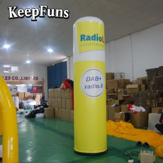 KeepFuns inflatable light tube features rapid inflation. It can be customized in size, color and printed content, and is lightweight. It is suitable for store or product promotion, event promotion, etc.