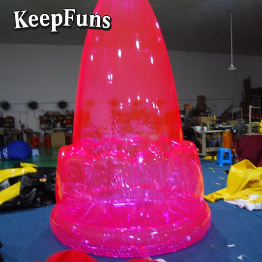 KeepFuns PVC Pink Waterproof Model - Custom Logo for Brand Marketing, Mall Events & Party Decor